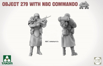 PRZEDSPRZEDAŻ - Object 279 With NBC Commando Takom 2188 skala 1/35