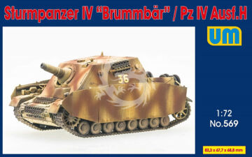 NA ZAMÓWIENIE - Sturmpanzer IV Brummbar/Pz.Kpfw IV Ausf.H - Unimodels UM569 skala 1/72