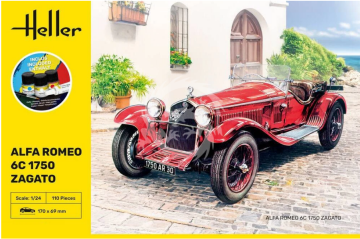 NA ZAMÓWIENIE - Alfa Romeo 1750cc Zagato - Heller 56715 skala 1/24