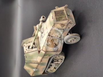 Panzerjager-Fahrzeuge mit 7,5 cm PaK 40 S 307(f) VERSION A - KM Model KM-35004VA Wydruk 3D skala 1/35 