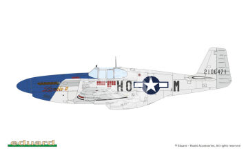  P-51B/C Mustang Birdcage canopy - Eduard 84209 skala 1/48