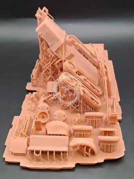 Pionierwagen Unic P-107 U.307(f) - KM Model KM-72001 Wydruk 3D skala 1/72 