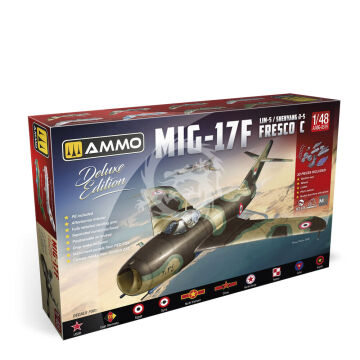 PRZEDSPRZEDAZ - MiG-17F Deluxe Edition  - AMMO by MIG Jimenez A.MIG-8519 skala 1/48