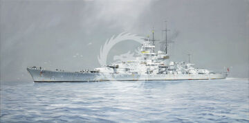 PRZEDSPRZEDAZ - German Gneisenau Battleship - Trumpeter 05360 skala 1/350