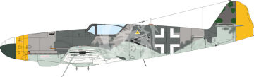 Bf 109K-4 - Eduard 70166 skala 1/72 