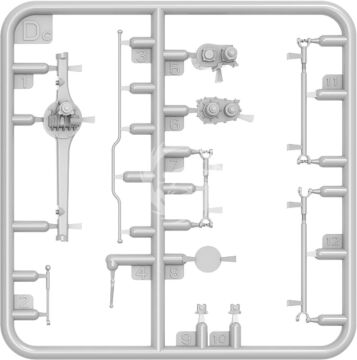 Caen 1944: Pz.Kpfw.IV Ausf.H & Kfz.70 w/Crews. Big Set - MiniArt 36066 skala 1:35