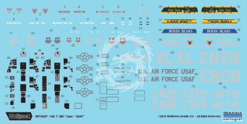 Model plastikowy T-38A Talon 'USAF', Wolfpack WP10007 skala 1/48