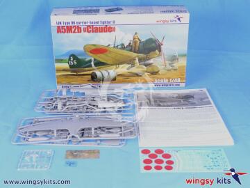 Model plastikowy IJN Type 96 carrier-based fighter II A5M2b “Claude”, WINGSY KITS D5-03, skala 1/48