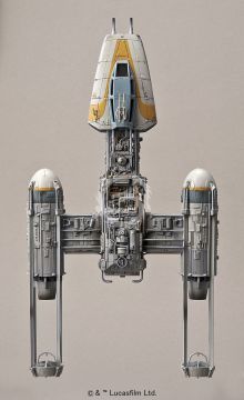 Y-Wing Starfighter 1/72 Bandai Star wars