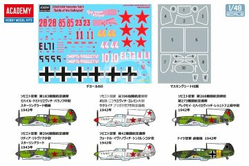 Model plastikowy Yakovlev Yak-1 Battle of Stalingrad Academy 12343 skala 1/48
