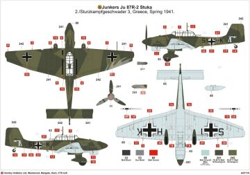 Junkers Ju87R-2/B-2 Stuka Airfix A07115 skala 1/48