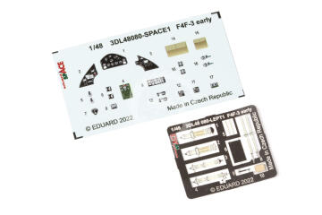 F4F-3 early interior 3D decals SPACE Eduard 3DL48080 skala 1/48