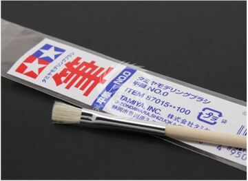 Pędzel do modelowania Series Flat Brush No.0 Tamiya 87015