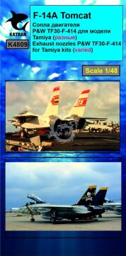 Zestaw dodatków F-14A Tomcat Exhaust Nozzles (varied) for Tamiya Katran K4809 1/48