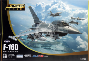 F-16D BLOCK 30/40/50 USAF - Kinetic K48105 48105 skala 1/48