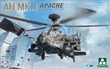 AH Mk.I Apache Attack Helicopter Takom TAK2604 skala 1/35