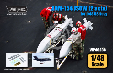 AGM-154 JSOW Set for F/A-18, F-16 Wolfpack. WP48038 skala 1/48