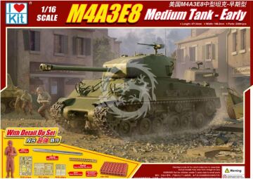 NA ZAMÓWIENIE - M4A3E8 Medium Tank - Early - I Love Kit 61619 skala 1/16
