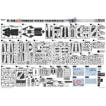 PREORDER - F-14A Tomcat Great Wall Hobby L4832 skala 1/48