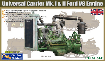 NA ZAMÓWIENIE - Universal Carrier Mk.I & II Ford V8 Engine Gecko Models 16GM0017 skala 1/16