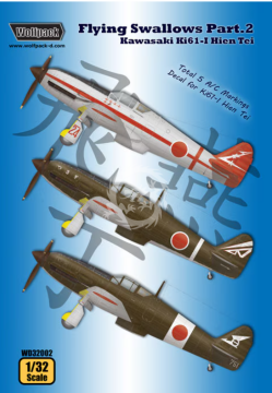 Flying Swallows Pt 2 Kawasaki Ki61-I Hien Tei - Wolfpack WD32002 skala 1/32