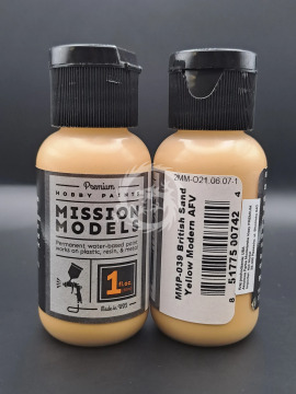 British Sand Yellow Modern AFV - Mission Models MMP-039 