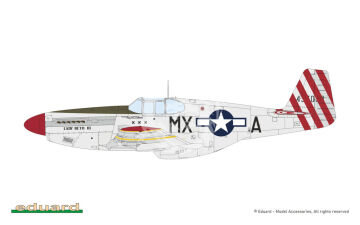  P-51B/C Mustang Birdcage canopy - Eduard 84209 skala 1/48