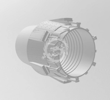  P&W TF30-P-3 nozzle , long (for F-111B, 151970)  2pcs - Cat4 R72021 skala 1/72
