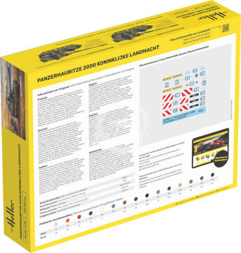 STARTER KIT Panzerhaubitze 2000 (PzH 2000) - Koninklijke Landmacht - Heller 35804 skala 1/72 