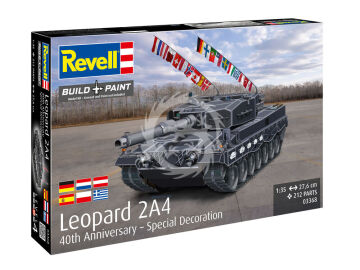 Leopard 2A4 - Special Decoration 40th anniversary - Revell 03368 skala 1/35 