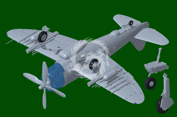 P-47D Thunderbolt Razorback - Trumpeter 02427 skala 1/24
