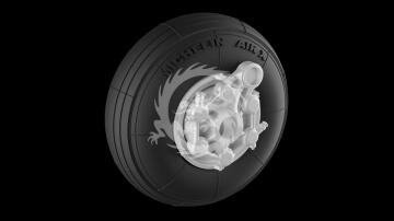 MDR72169 Metallic Details - Koła do Airbusa A400M Atlas w skali 1/72