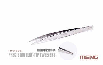 Precyzyjna pęseta z płaską końcówką - Precision Flat-Tip Tweezers Meng Dspiae MTS-035