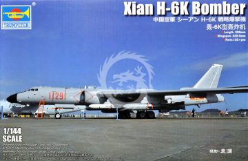 Xian H-6K Strategic Bomber Trumpeter 03930 skala 1/144