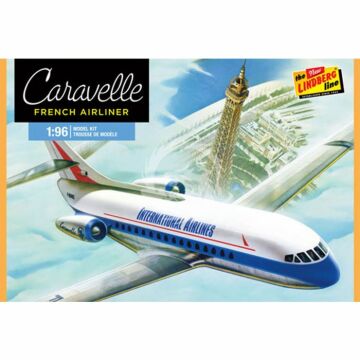 Model plastikowy Caravelle French Airliner Lindberg HL513 skala 1/96