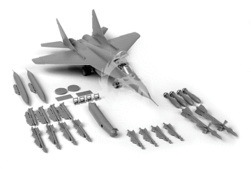 Model plastikowy MiG-29 (9-13) Russian Fighter Zvezda 7278 skala 1/72