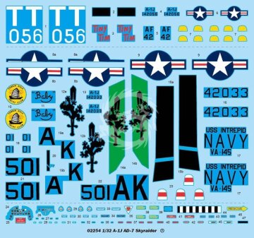 A-1J AD-7 Skyraider Trumpeter 02254 skala 1/32