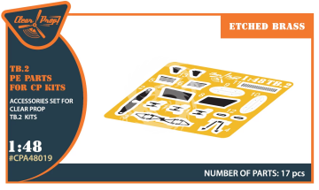 Zestaw akcesorii TB.2 PE parts ACCESSORIES Clear Prop CPA48019 skala 1/48