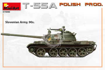 Polish Medium Tank T-55A Polish Production MiniArt 37090 skala 1/35
