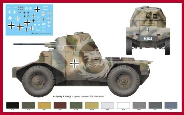 Samochód pancerny Pz Sp Wg (Fu) P 204 (f)  - RPM 72305 skala 1/72