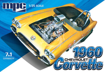 1960 Chevrolet Corvette 7 in 1 - MPC 1002 skala 1/25