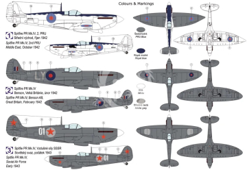 Supermarine Spitfire PR.IV Pt.2 - Kovozavody Prostejov 72501 skala 1/72