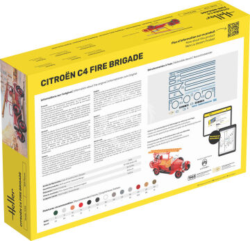 Citroen C4 Fire Brigade - Heller 56733 skala 1/24