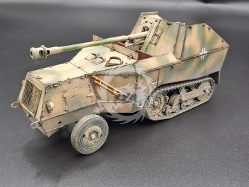 Panzerjager-Fahrzeuge mit 7,5 cm PaK 40 S 307(f) VERSION A - KM Model KM-35004VA Wydruk 3D skala 1/35 