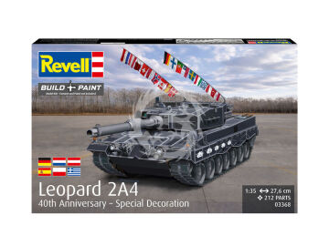 Leopard 2A4 - Special Decoration 40th anniversary - Revell 03368 skala 1/35 