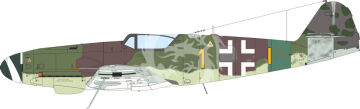 Bf 109K-4 - Eduard 70166 skala 1/72 