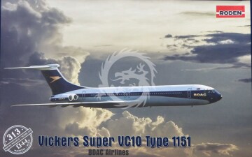 Vickers Super VC10 Type 1151 BOAC Airlines Roden 313 skala 1/144