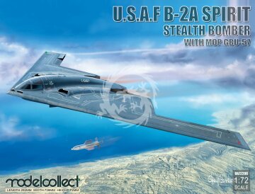 U.S.A.F. B-2A Spirit Stealth Bomber With MOP GBU-57 Modelcollect UA72206 skala 1/72