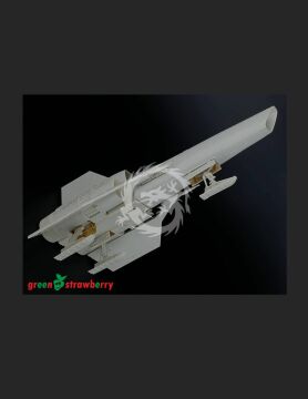 13821 Colonial Viper - Wheel bay & exterior - TOS Green Strawberry scale 1/32 Battlestar Galactica