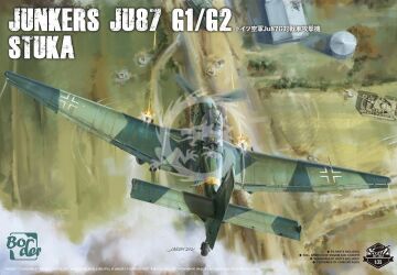 Ju-87 Ju87 G1/G2 Stuka Border Model BF-002 w 1/35